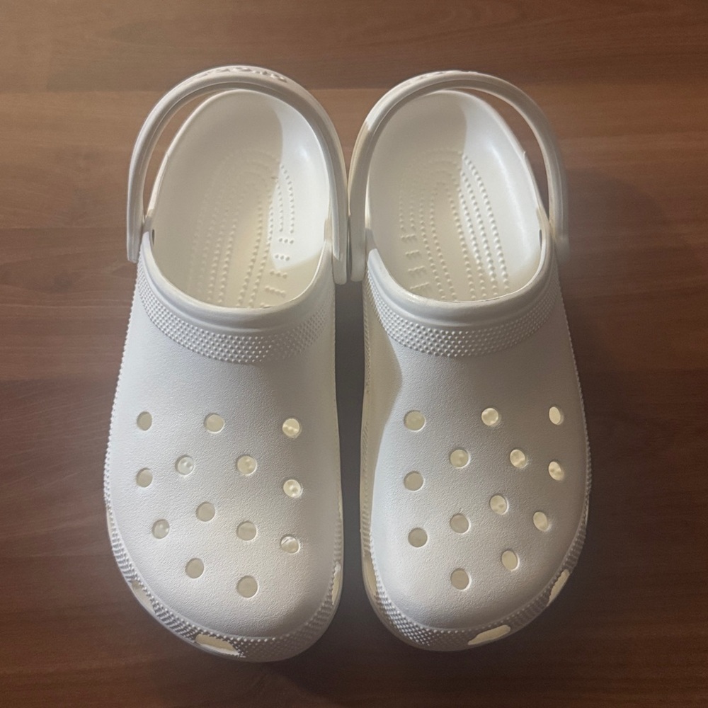 White Clog Sandals